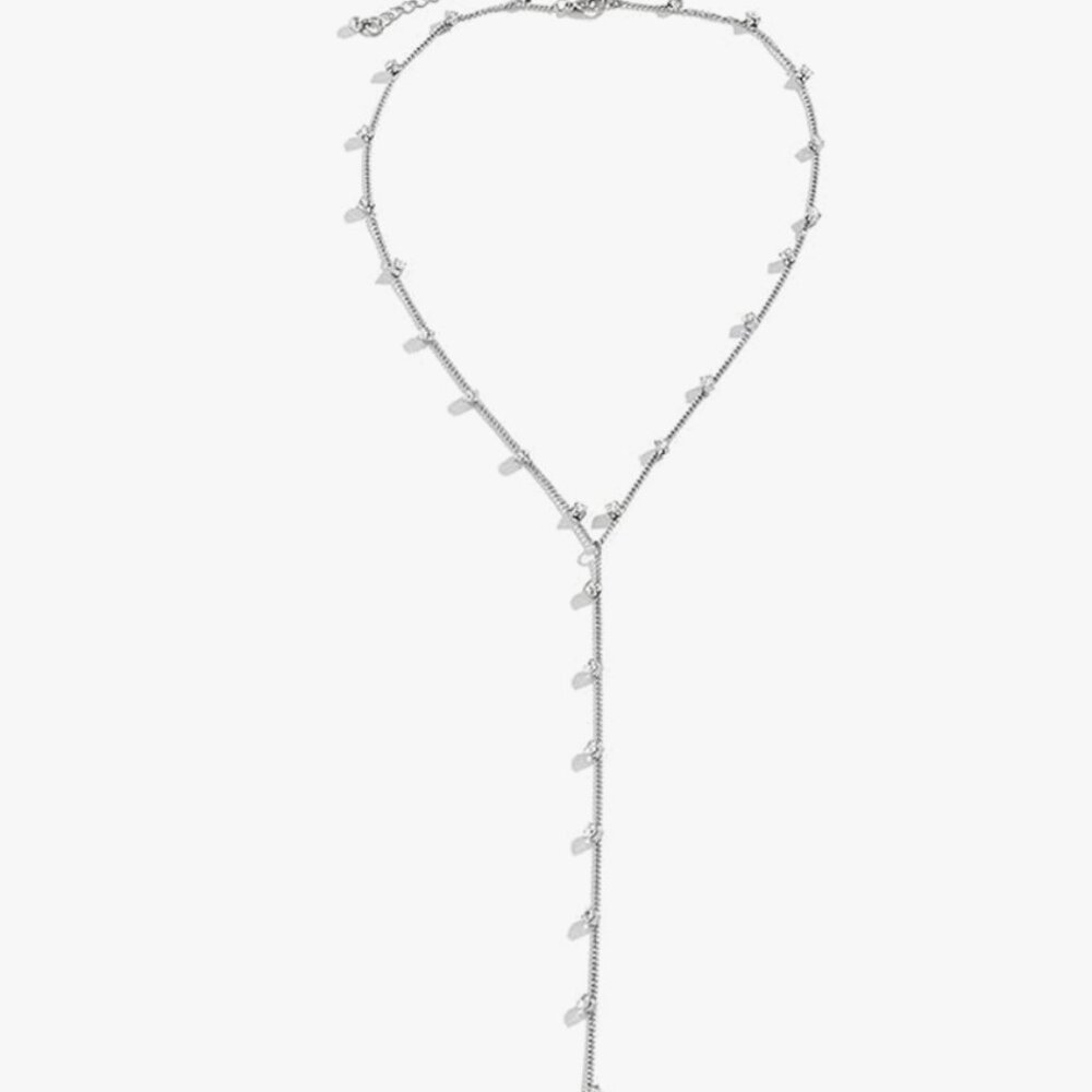 Sparkling Anthropologie Silver Chocker - Picture 4 of 5